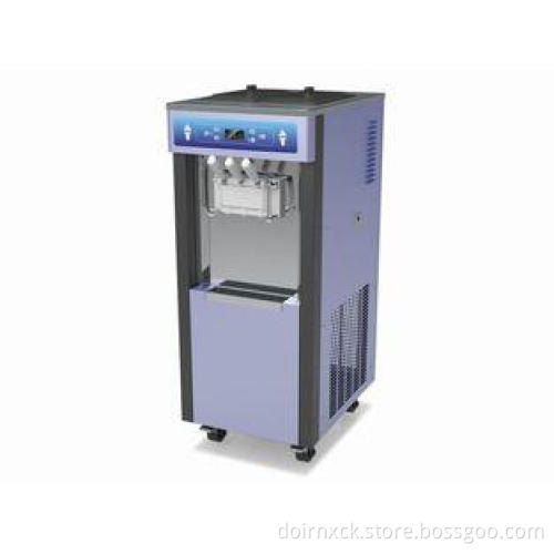 Colorful LED Display Frozen Yogurt Machines With 3 Flavors